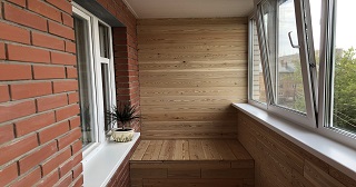 Отделка, остекление, утепление балконов в Щекино от 206 руб. м/2.