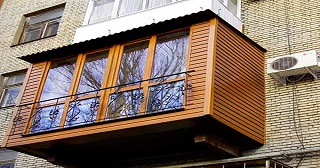 Внешняя отделка балкона Щекино цена от 1030 руб. м/2.