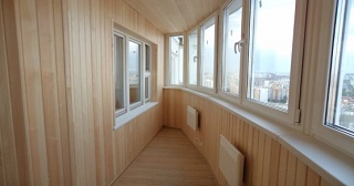 Отделка, остекление, утепление балконов в Щекино от 206 руб. м/2.
